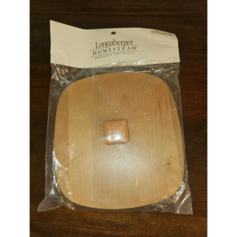 Longaberger 2004 Woven Memories Basket Woodcrafts Lid New in plastic